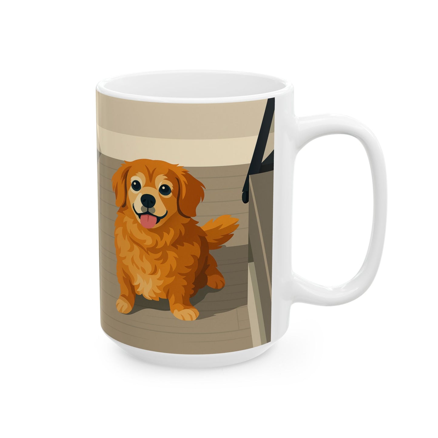 Custom Vector Style Coffee Mug