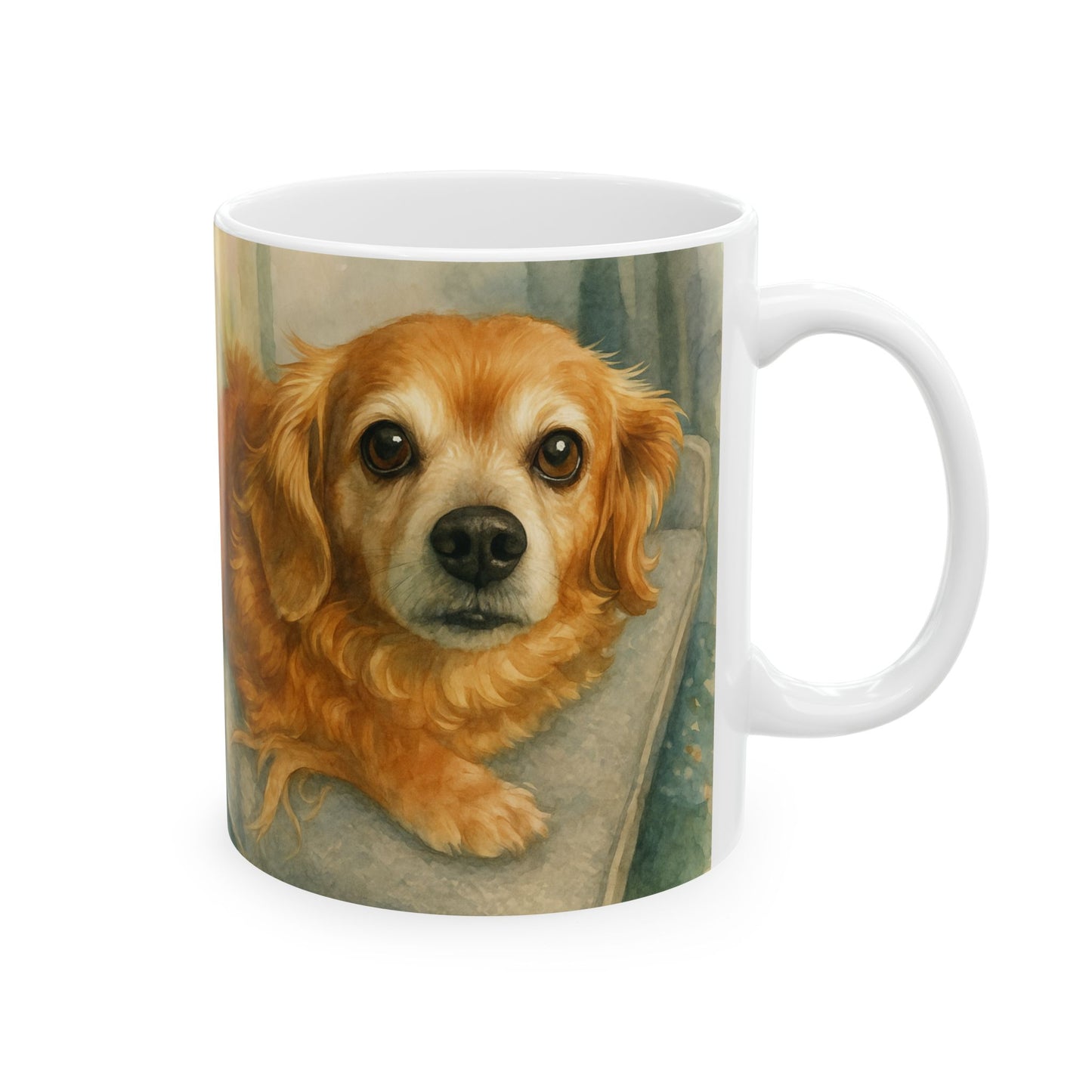 Custom Water Color Realistic Style Coffee Mug