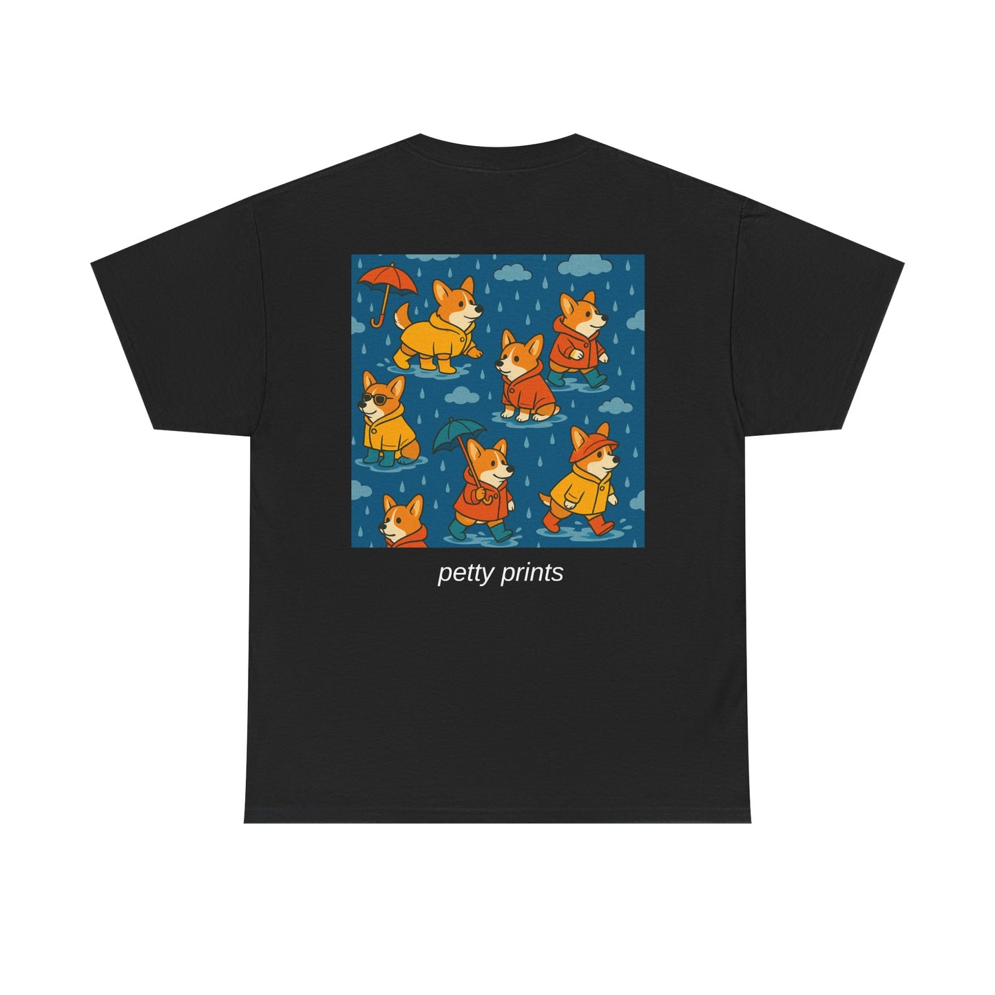 Petty Prints: The "Rainy Day Corgi" Tee