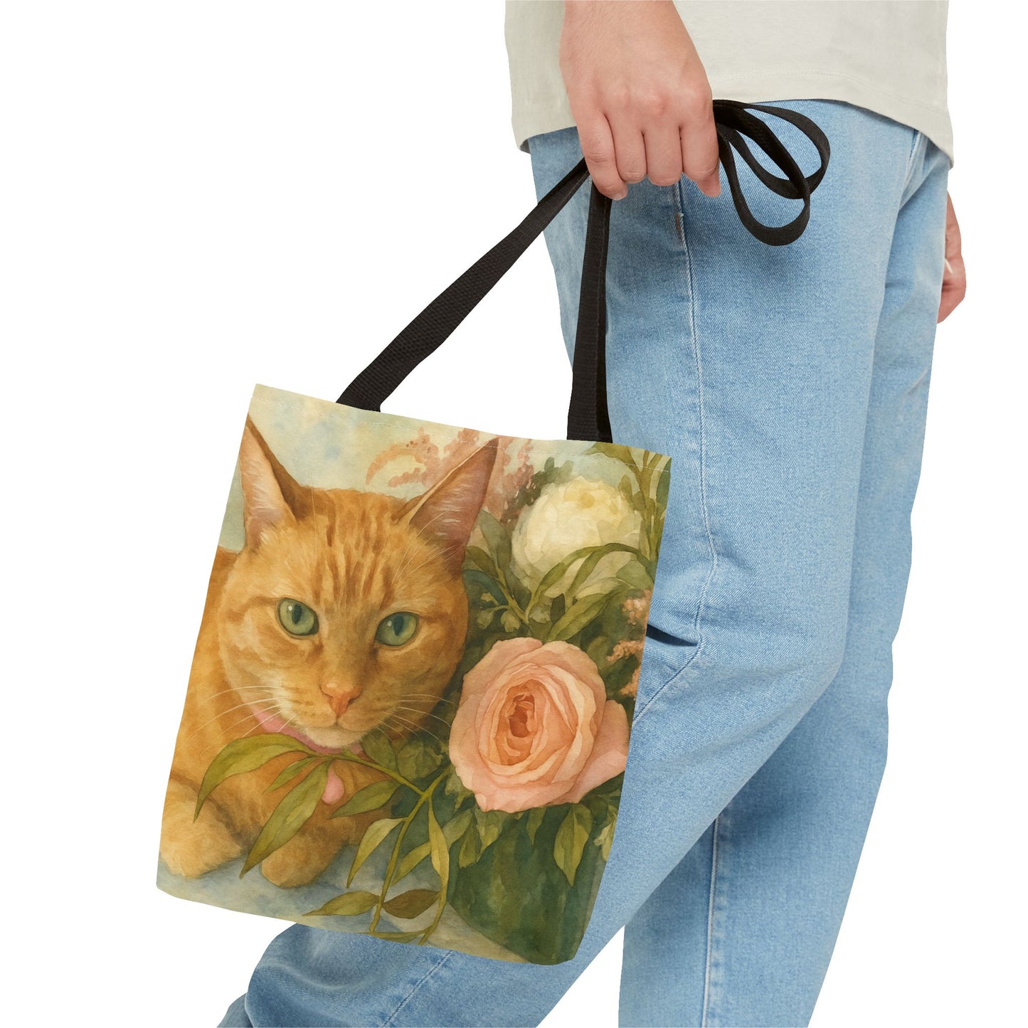 Custom Water Color Realistic Tote Bag