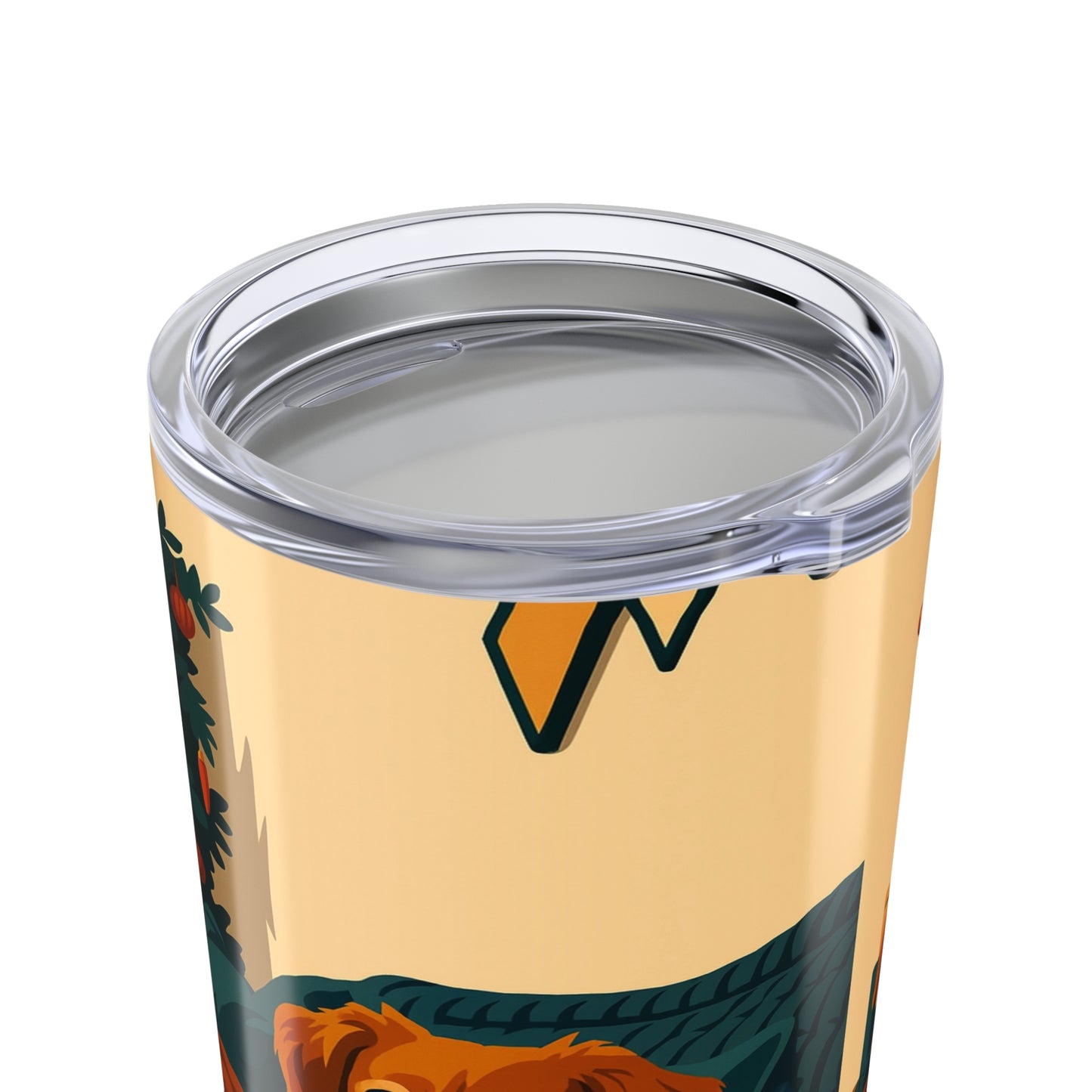 Custom Vector Style Stainless Steel 20oz Tumbler