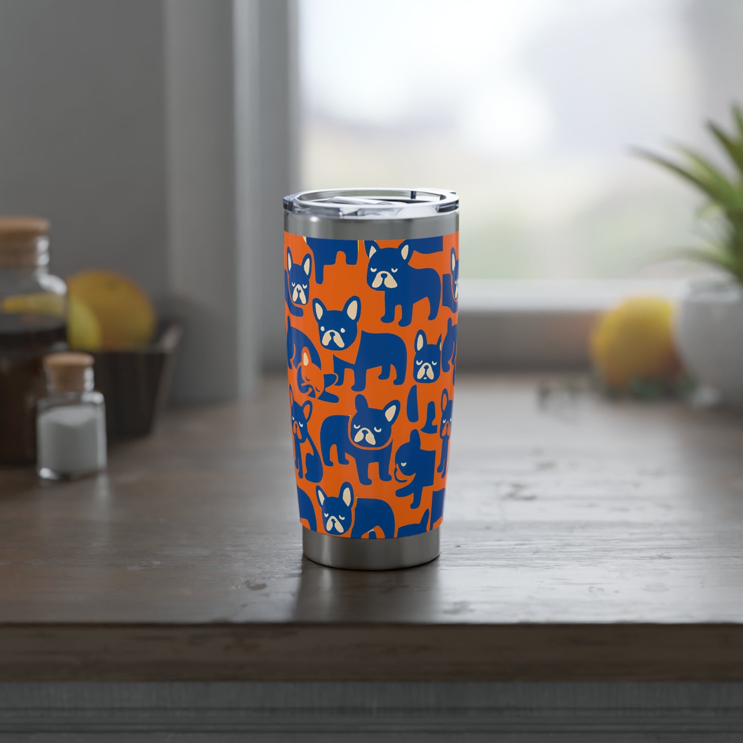 Petty Prints: The "Frenchie on 5th" Travel Tumbler
