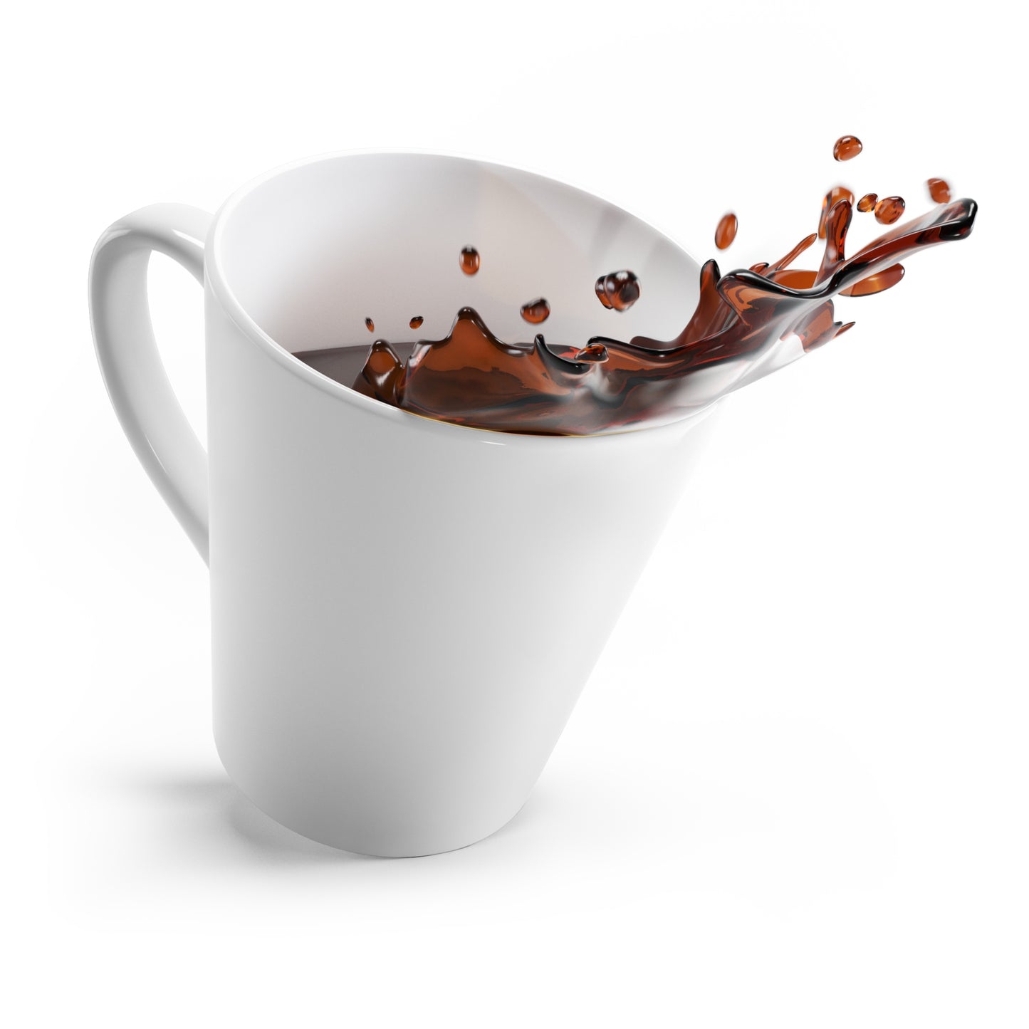 Custom Watercolor Pet Illustration Latte Mug 12oz