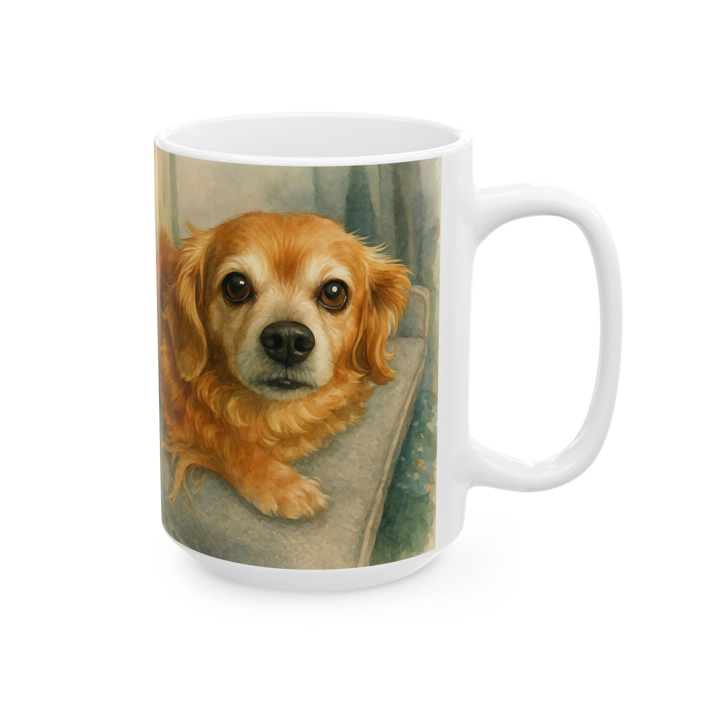Custom Water Color Realistic Style Coffee Mug
