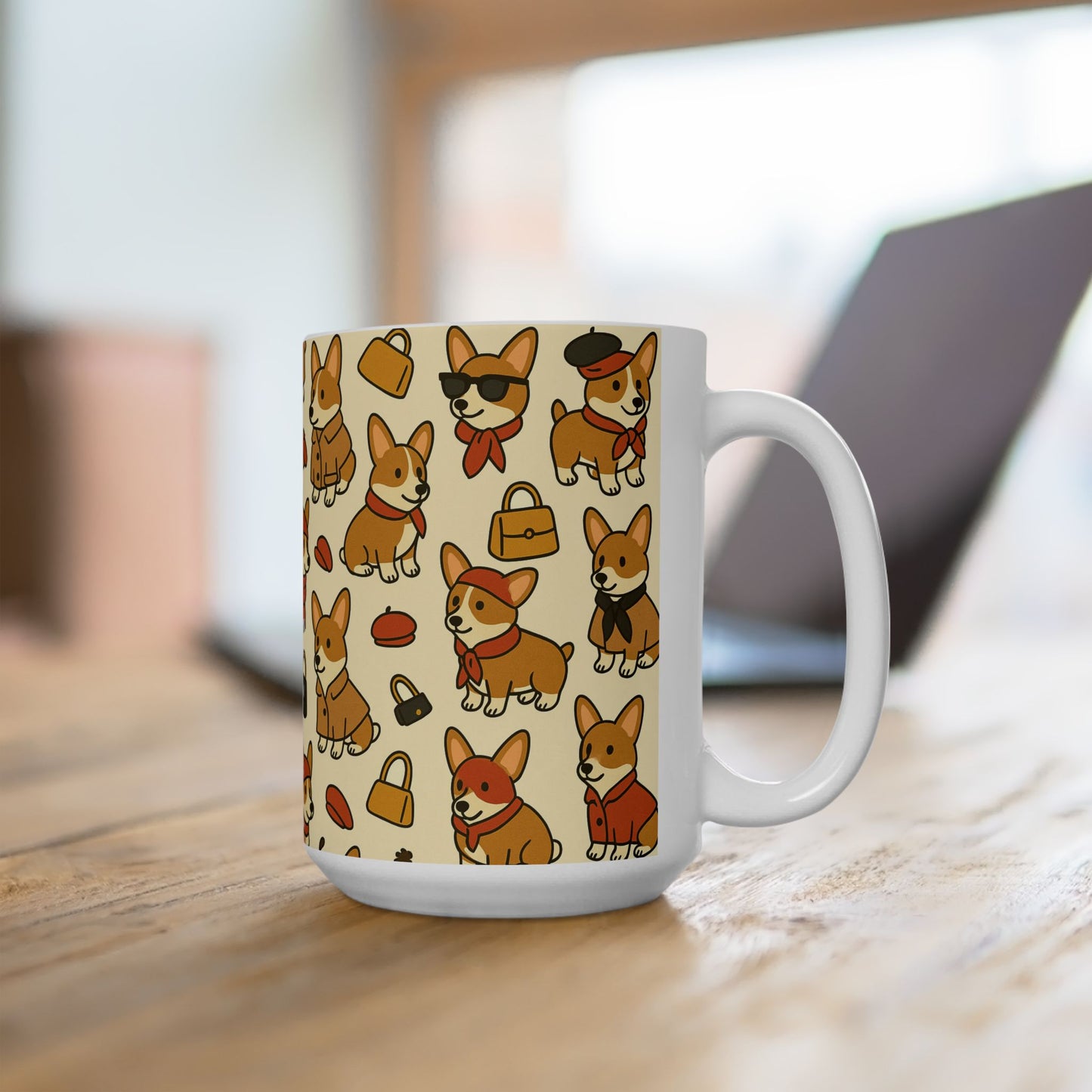 Petty Prints: The "Corgie Couture" Coffee Mug