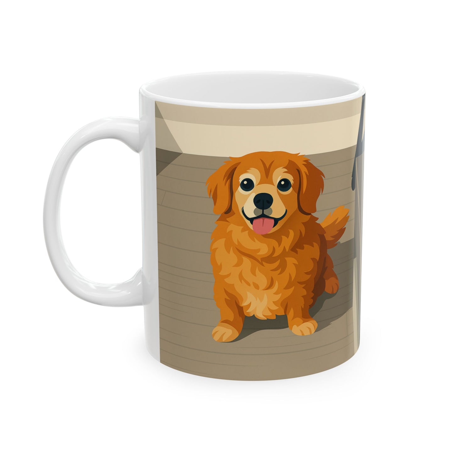 Custom Vector Style Coffee Mug