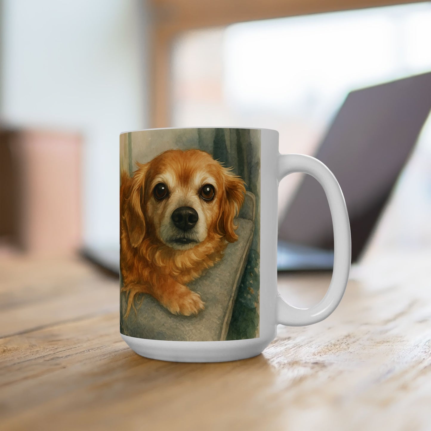 Custom Water Color Realistic Style Coffee Mug