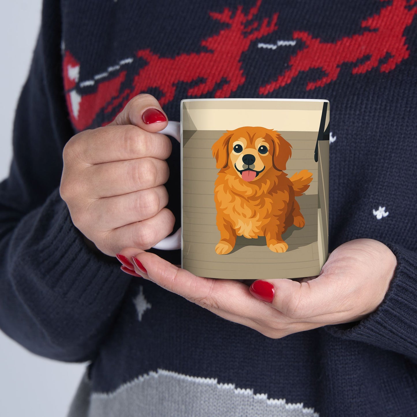 Custom Vector Style Coffee Mug