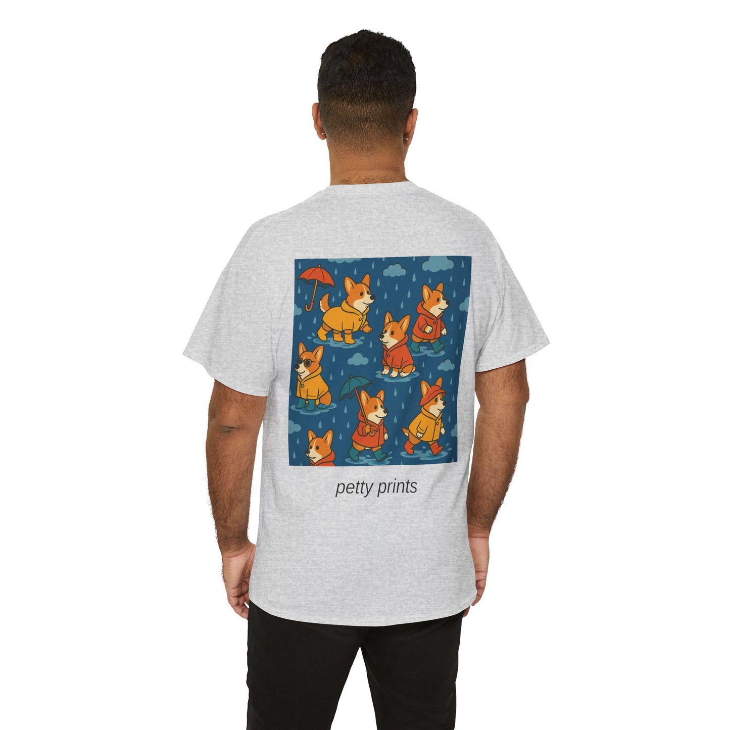 Petty Prints: The "Rainy Day Corgi" Tee