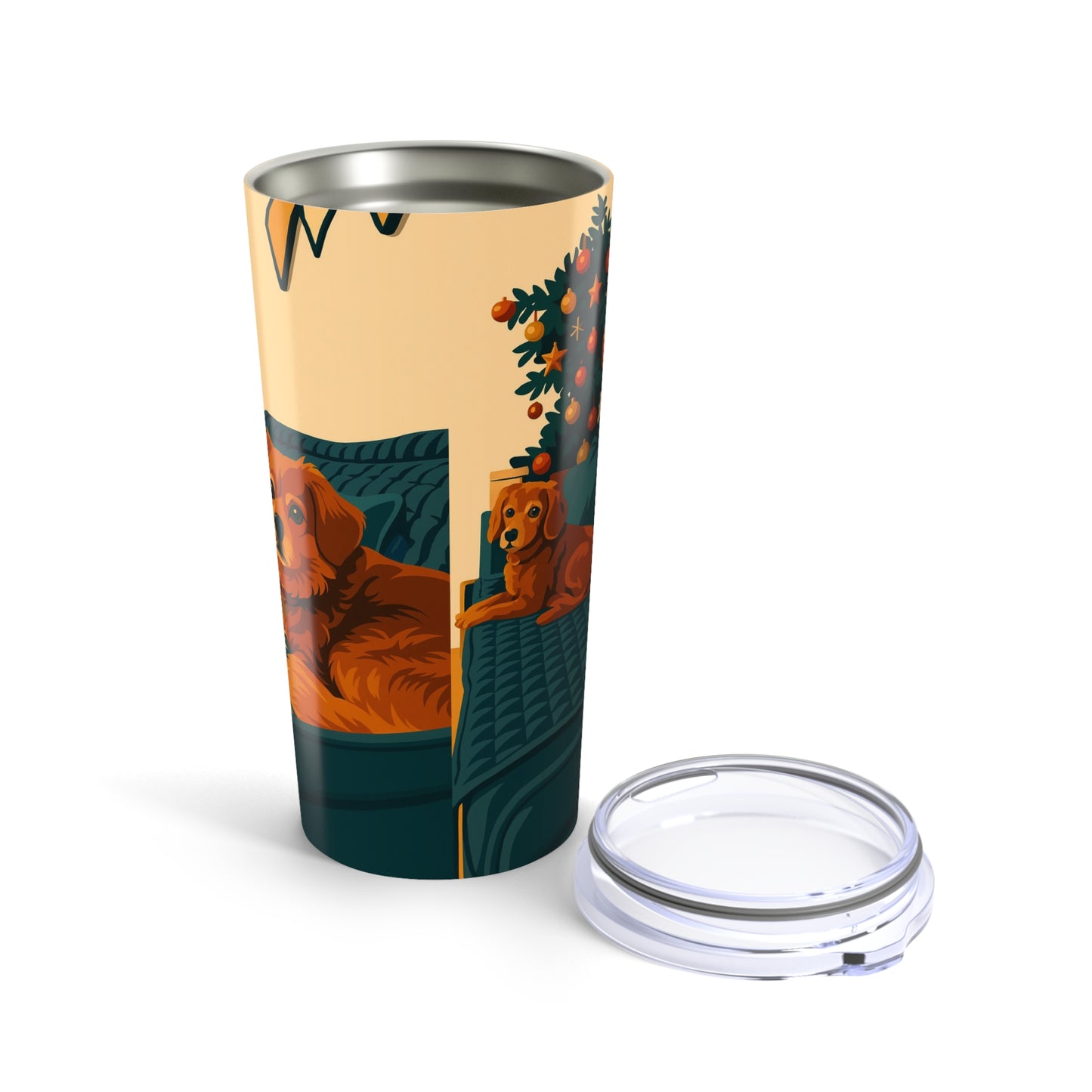 Custom Vector Style Stainless Steel 20oz Tumbler