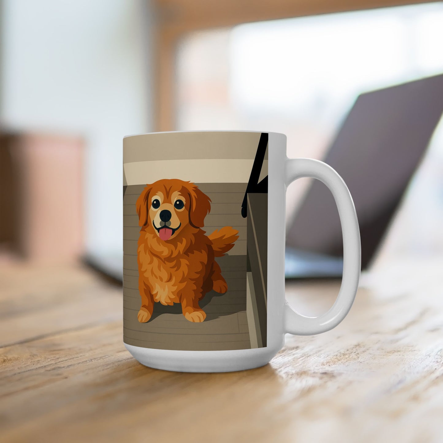 Custom Vector Style Coffee Mug