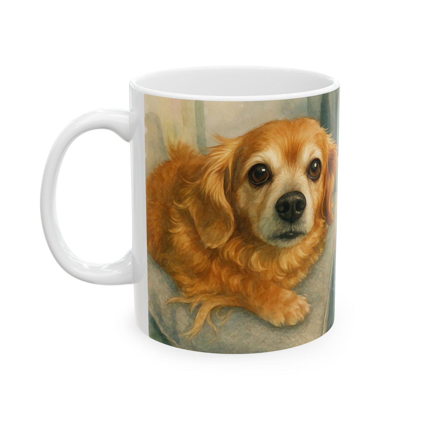 Custom Water Color Realistic Style Coffee Mug