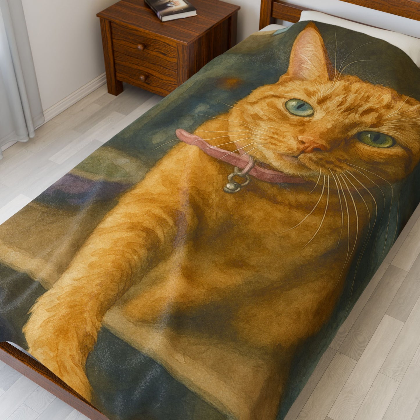 Petty Prints: The "Water Color Realistic" Style Custom Velveteen Plush Blanket