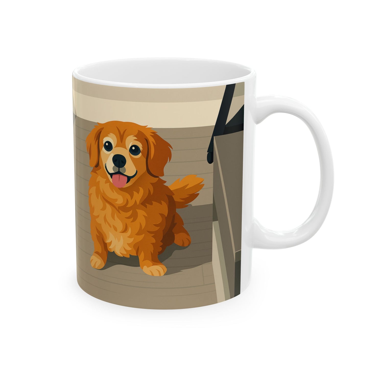 Custom Vector Style Coffee Mug