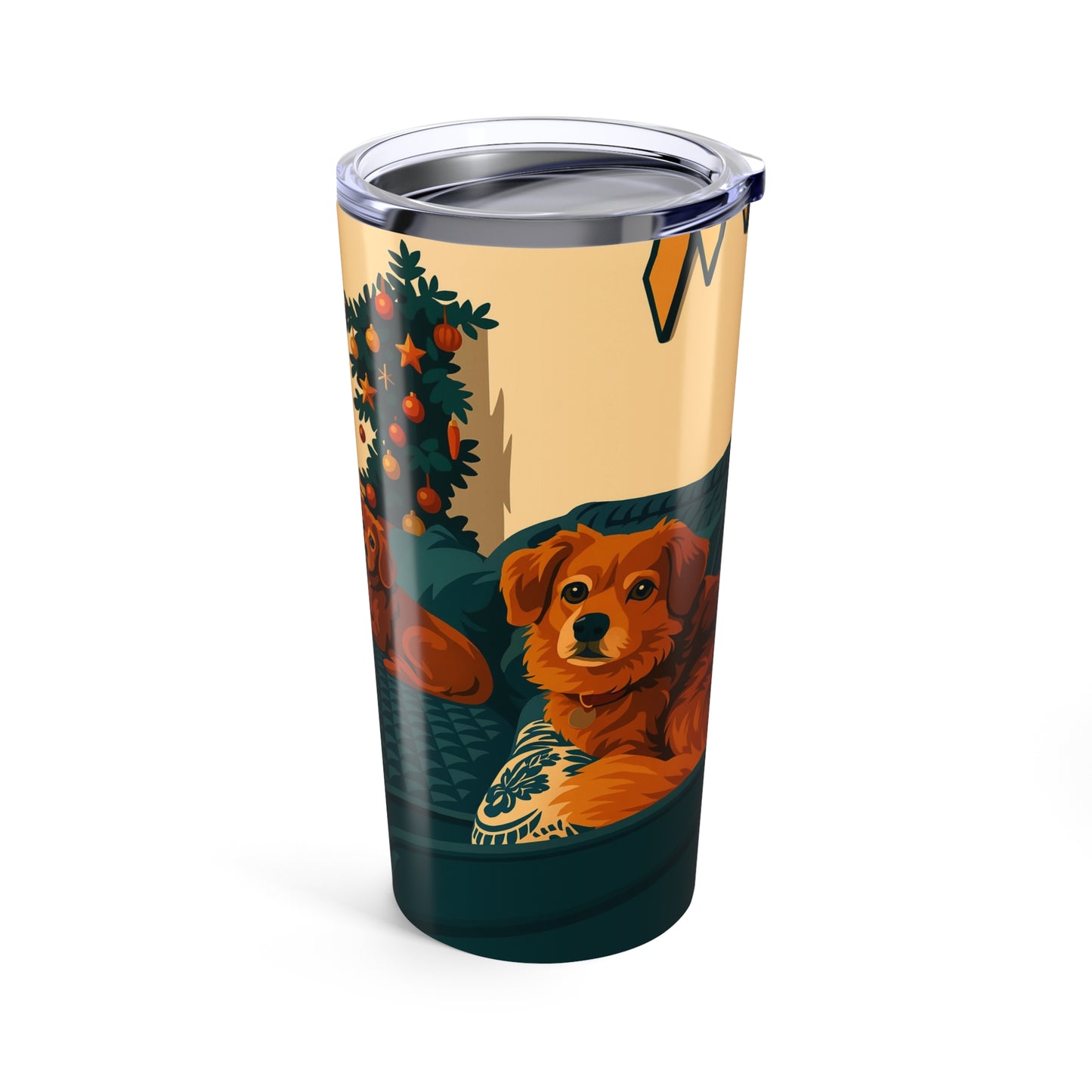 Custom Vector Style Stainless Steel 20oz Tumbler