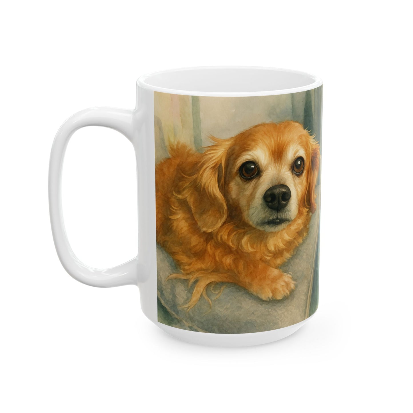 Custom Water Color Realistic Style Coffee Mug
