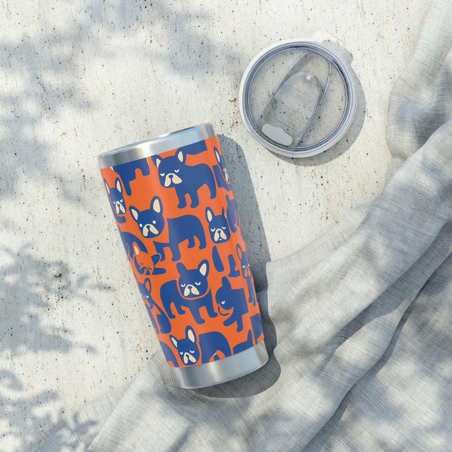 Petty Prints: The "Frenchie on 5th" Travel Tumbler