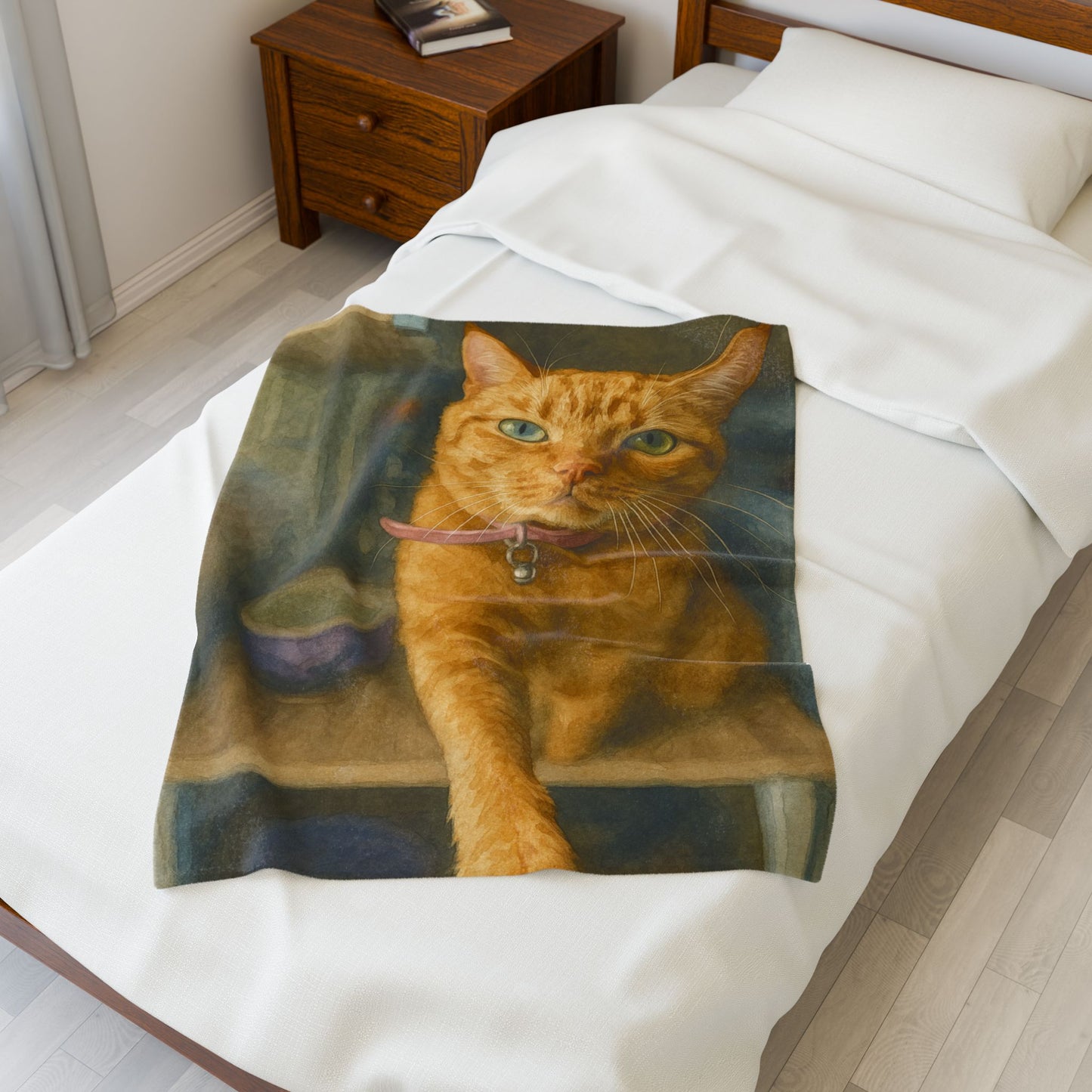 Petty Prints: The "Water Color Realistic" Style Custom Velveteen Plush Blanket