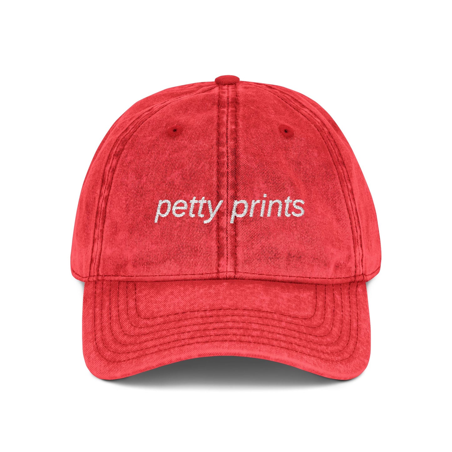 Petty Prints: The "Vintage Washed" Dad Hat