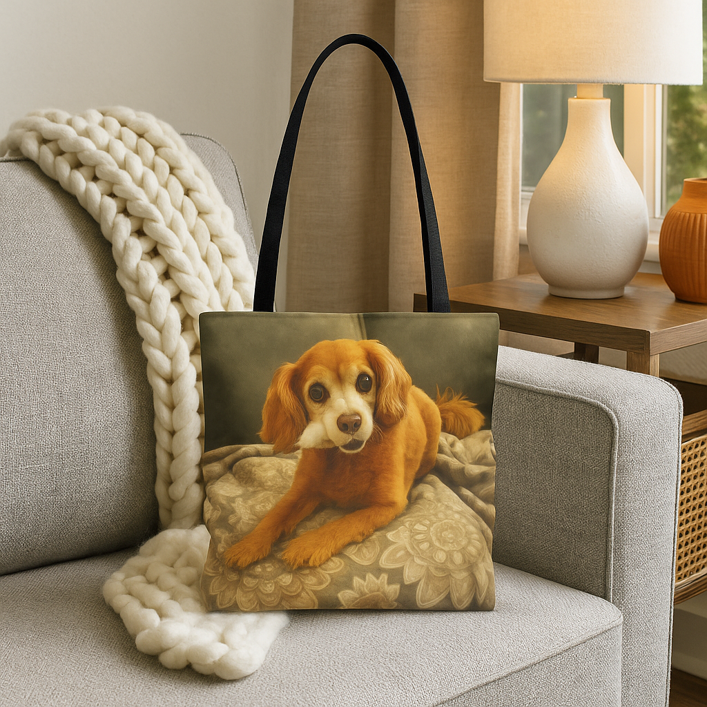 Custom Water Color Realistic Tote Bag