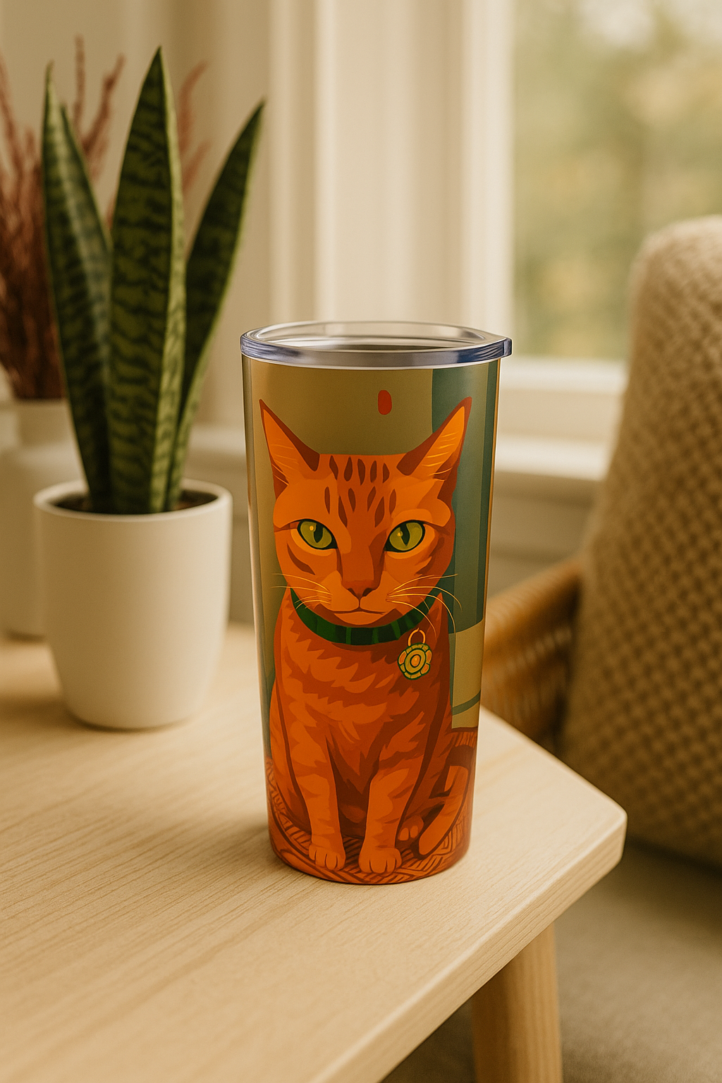 Custom Vector Style Stainless Steel 20oz Tumbler