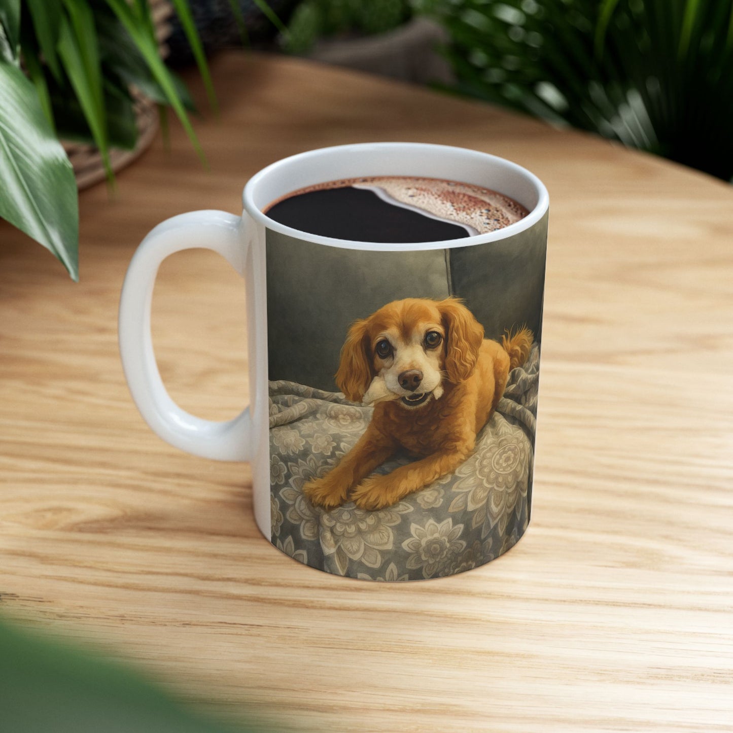 Custom Water Color Realistic Style Coffee Mug