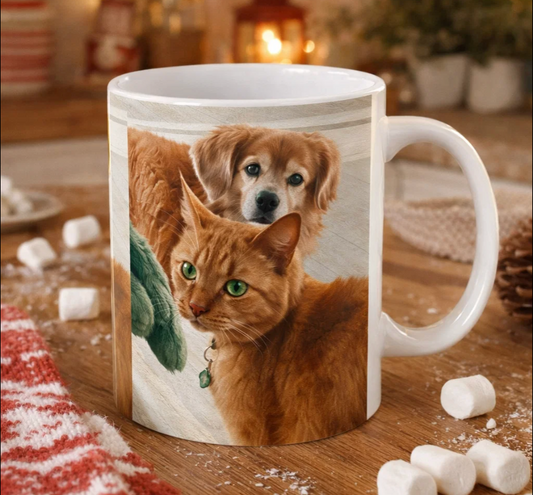 Petty Prints: The Water Color Realistic Style Custom Coffee Mug