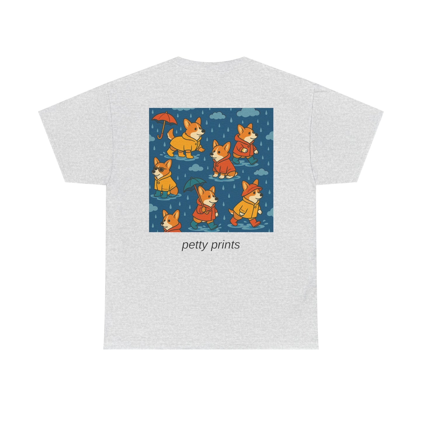 Petty Prints: The "Rainy Day Corgi" Tee