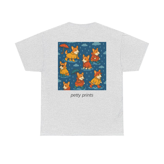 Petty Prints: The "Rainy Day Corgi" Tee