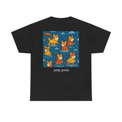 Petty Prints: The "Rainy Day Corgi" Tee