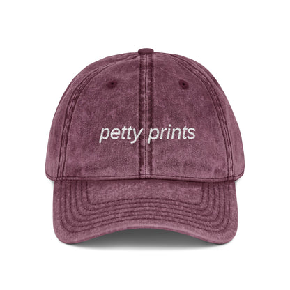 Petty Prints: The "Vintage Washed" Dad Hat