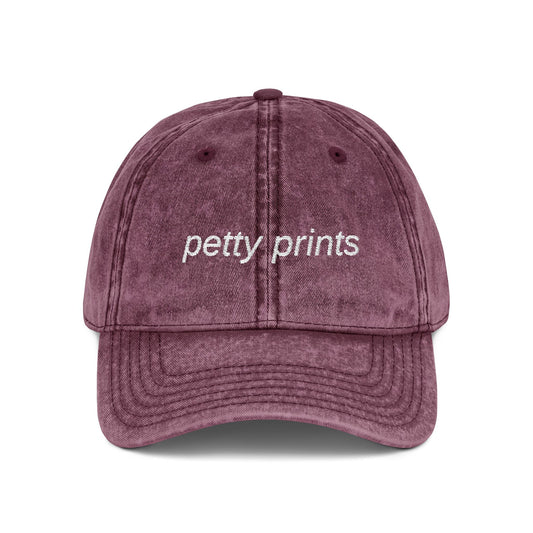 Petty Prints: The "Vintage Washed" Dad Hat