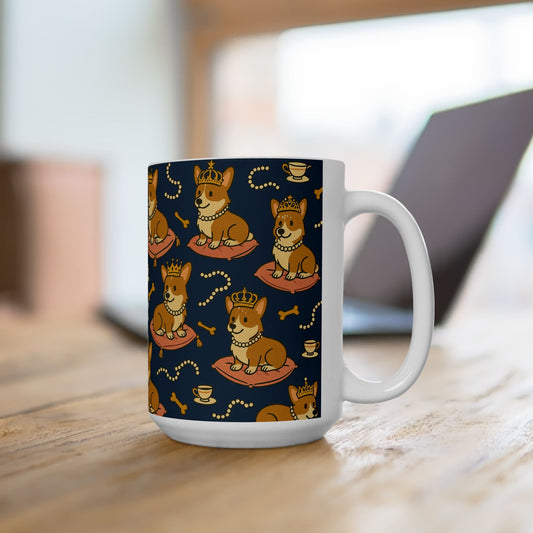 Petty Prints: The "Royal Corgie" Coffee Mug