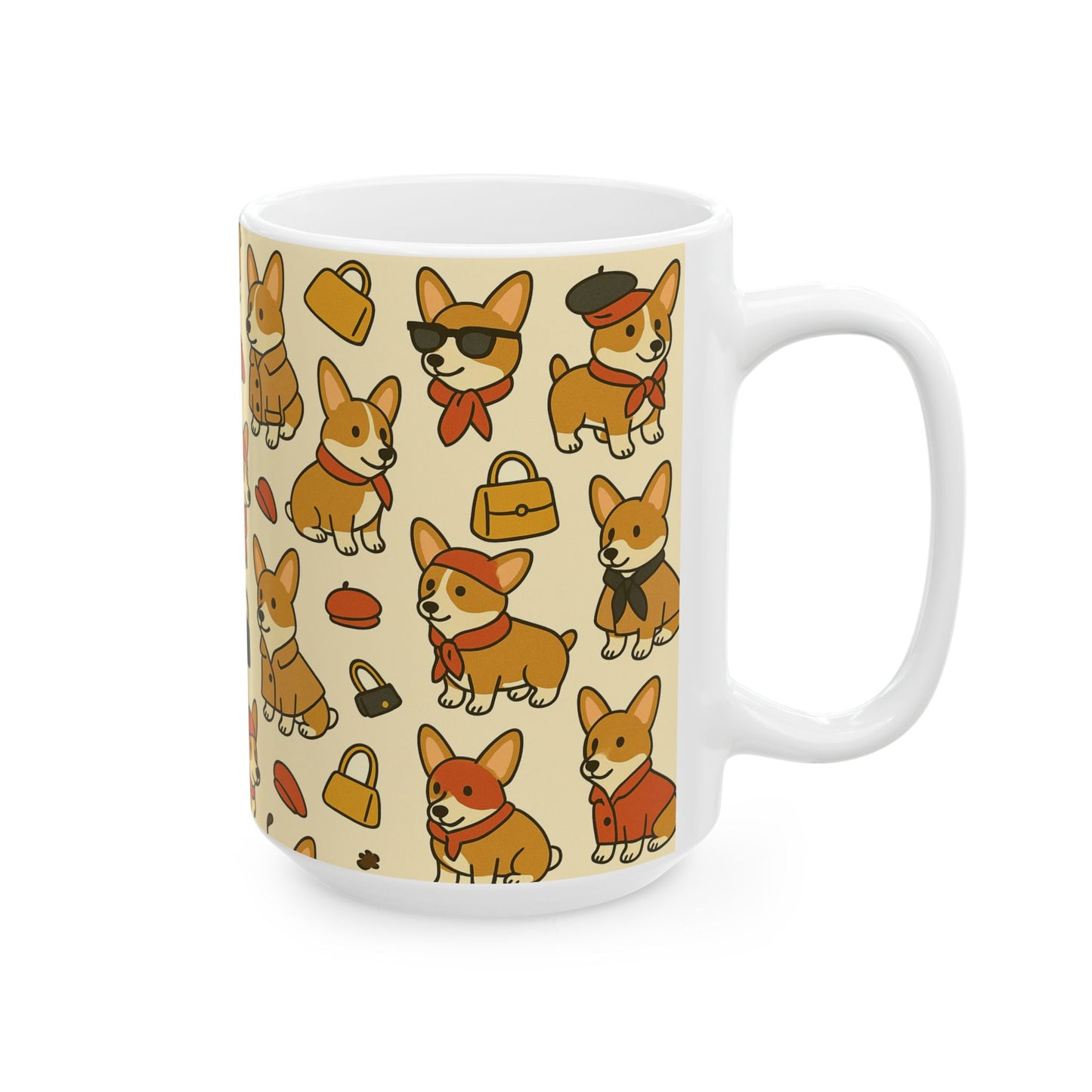 Petty Prints: The "Corgie Couture" Coffee Mug