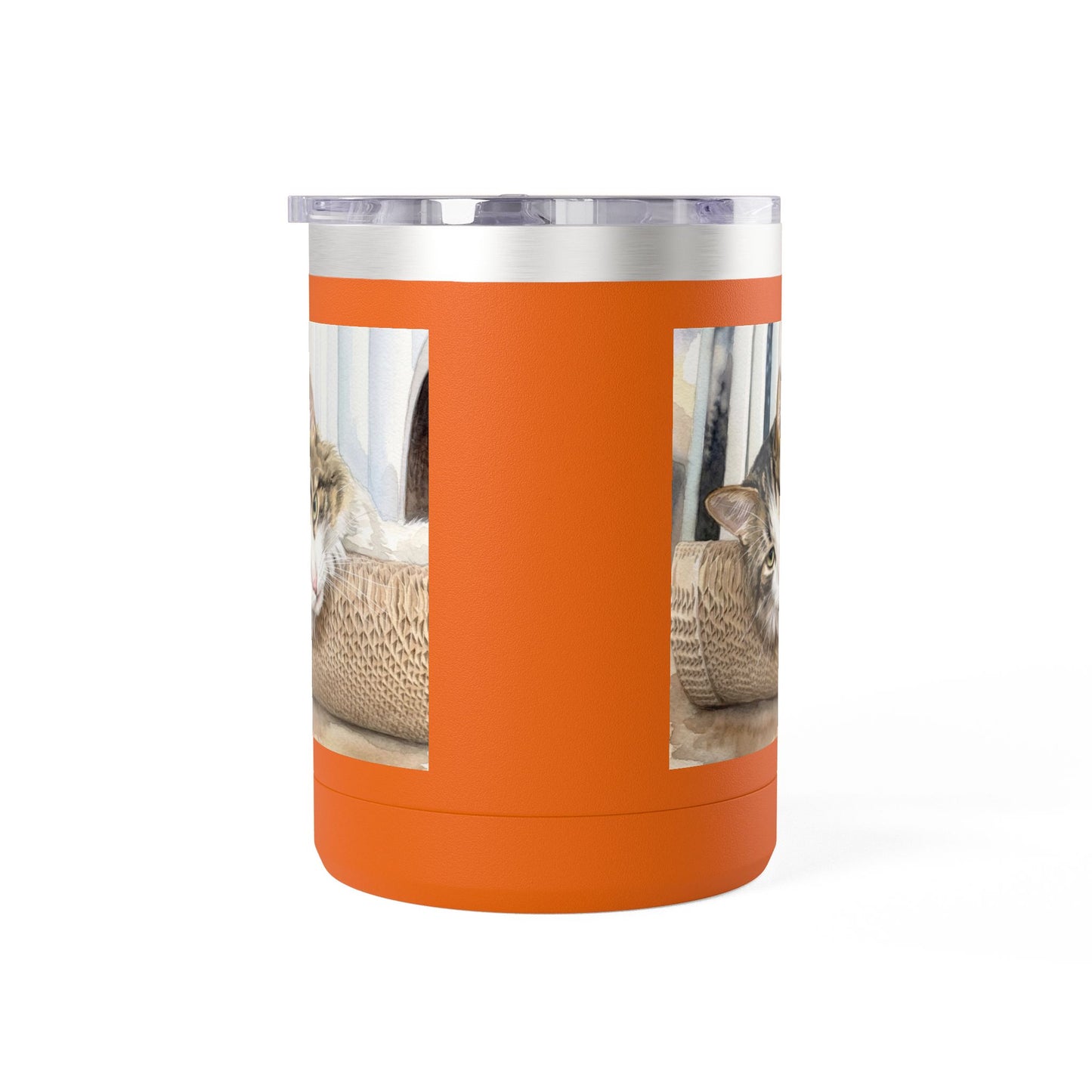 Custom Watercolor Pet Travel Mug – 15oz Insulated Tumbler