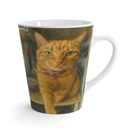 Custom Water Color Realistic Style Latte Mug
