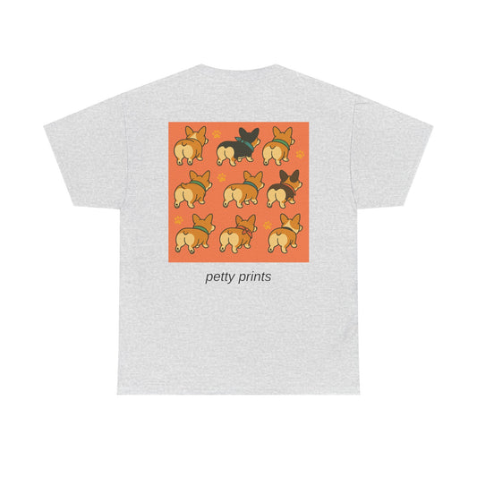 Petty Prints: The "Wiggle Wobble Corgi" Tee
