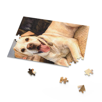 Custom Pet Portrait Jigsaw Puzzle – 120, 252, or 500 Pieces