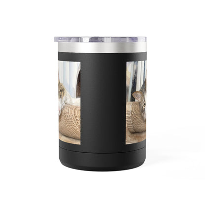 Custom Watercolor Pet Travel Mug – 15oz Insulated Tumbler