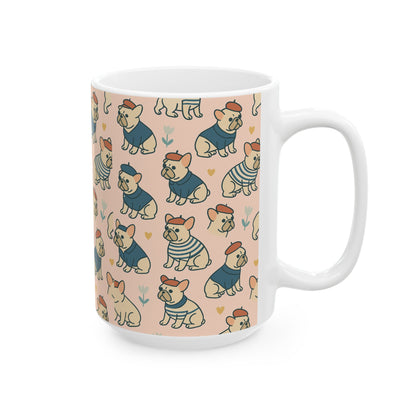 Petty Prints: The "French Frenchie" Coffee Mug