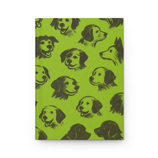 Petty Prints: Hardcover "Grassy Paws" Journal