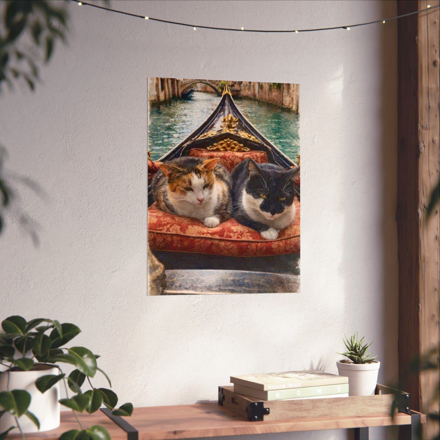 Custom Pet Portrait Watercolor Matte Poster Print