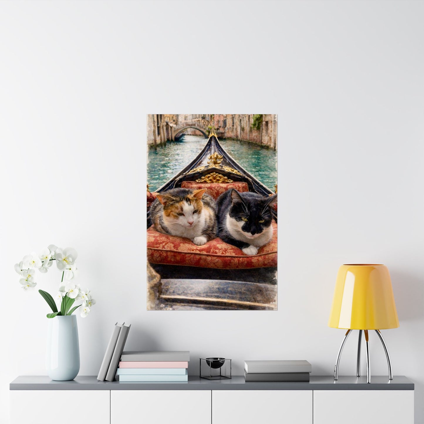Custom Pet Portrait Watercolor Matte Poster Print