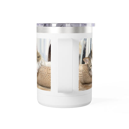 Custom Watercolor Pet Travel Mug – 15oz Insulated Tumbler