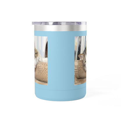 Custom Watercolor Pet Travel Mug – 15oz Insulated Tumbler