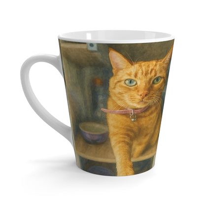Custom Water Color Realistic Style Latte Mug