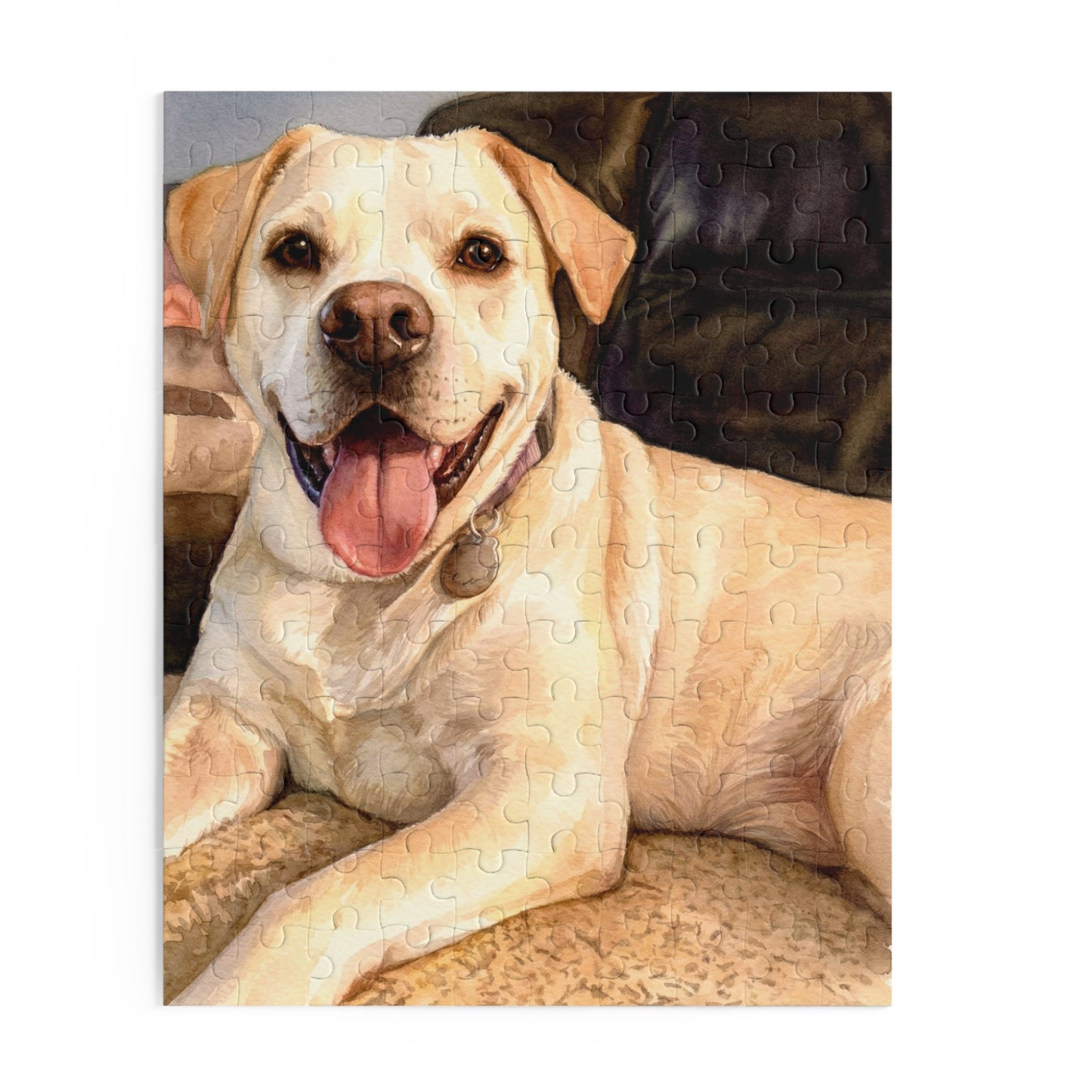 Custom Pet Portrait Jigsaw Puzzle – 120, 252, or 500 Pieces