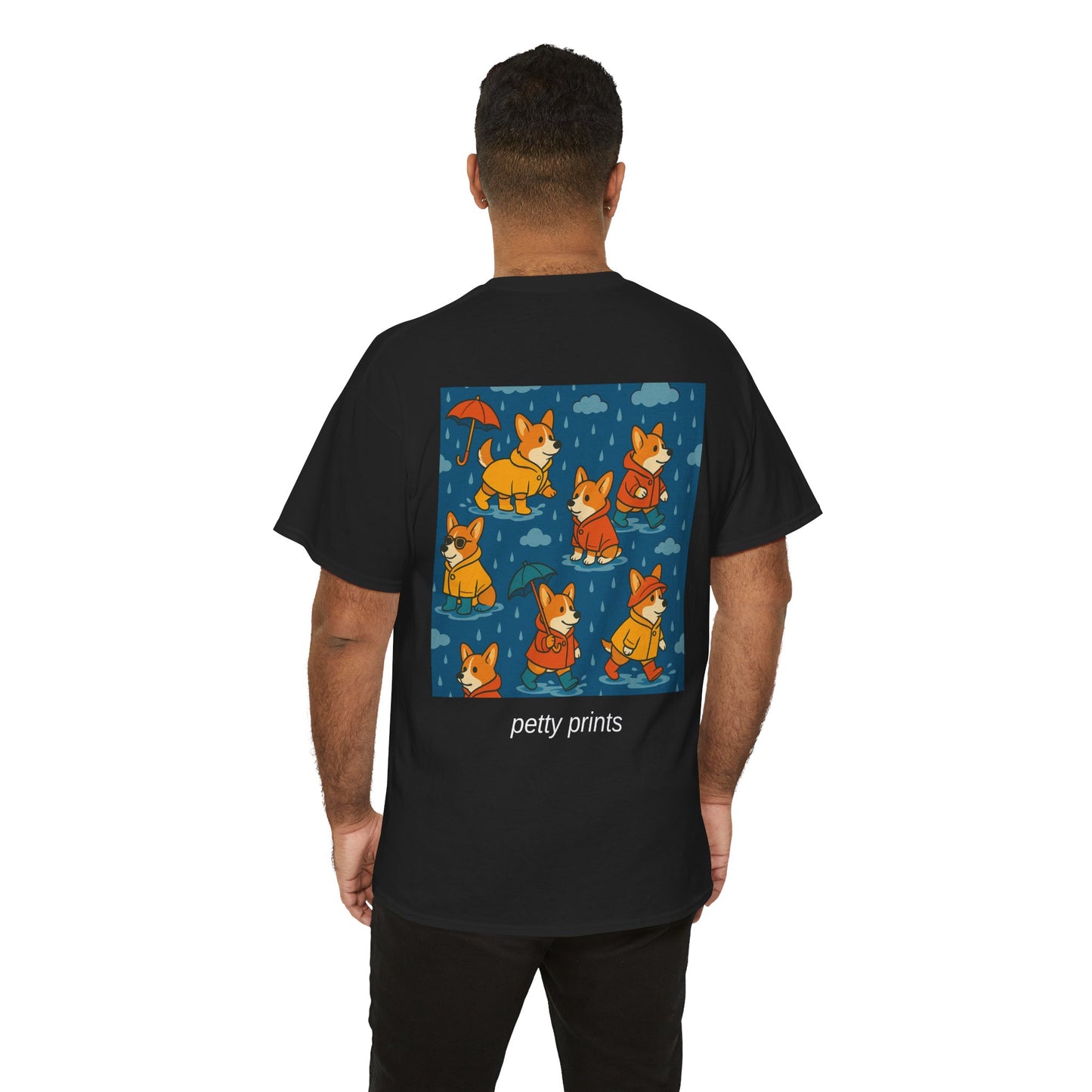 Petty Prints: The "Rainy Day Corgi" Tee