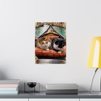 Custom Pet Portrait Watercolor Matte Poster Print