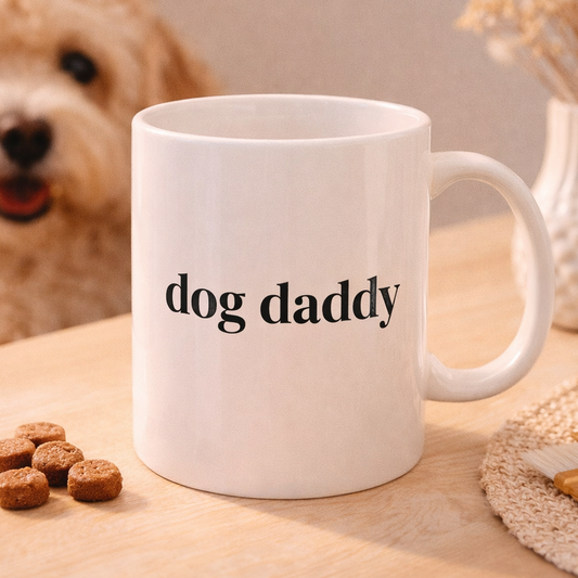 Petty Prints: The dog daddy Coffee Mug